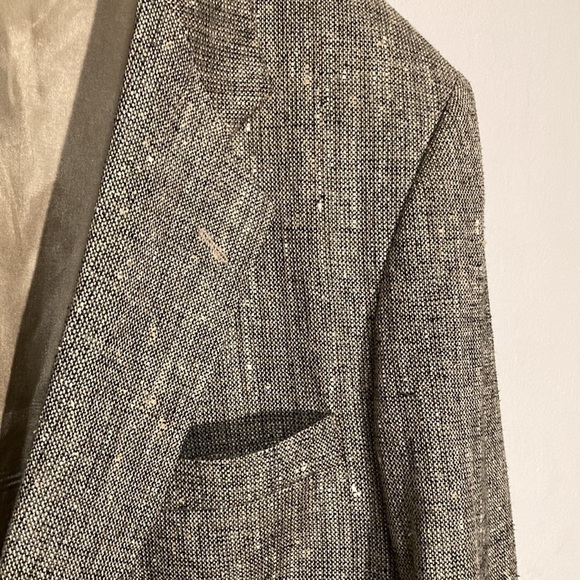 Executive collection 1980s silk men’s jacket tailored in USA - Picture 5 of 11